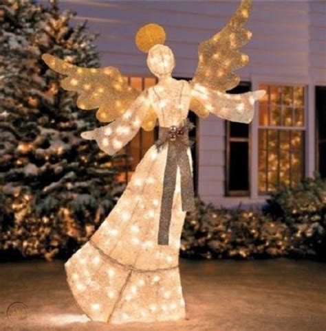 christmas angel yard decor|More.